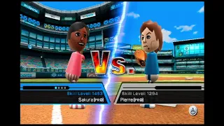 Wii Sports - Baseball - Sakura vs Pierre