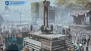 Assassin's Creed Unity - Décapitation par la Guillotine en Live (Part 1)