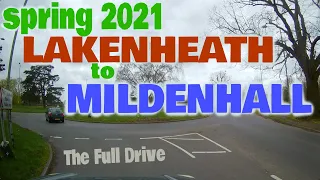 Spring 2021 - RAF Lakenheath to RAF Mildenhall [Full Drive} Roof-Mounted, 4k-GoPro