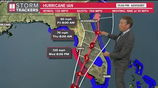 Hurricane Ian Update | Forecast, track and latest models | 11:15 p.m. Tuesday Advisory