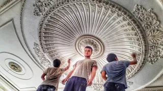 Процесс работы 😱 из Таджикистана ремонт в классическом стиле