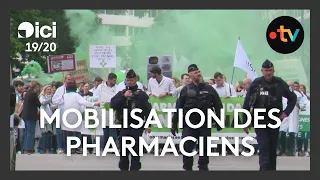 Mobilisation des pharmaciens, les revendications auprès de l'Agence Régionale de la Santé à Lille
