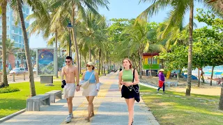 🚴 Da Nang Beach ● VIETNAM ● Bike Ride Along Beaches 【🇻🇳 4K】