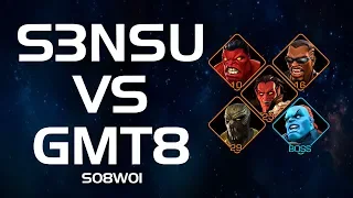 Alliance War: S3NSU vs GMT8 | S08W01 | PATH 5 + BOSS | Marvel: Contest of Champions