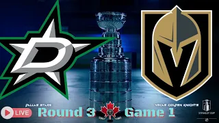 🏒🔥LIVE NHL PLAYOFF ACTION! Dallas Stars face off against Vegas Golden Knights in Game 1🔥🏒