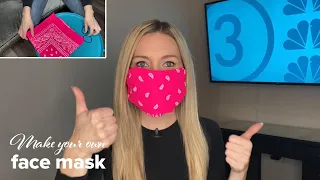 How to make your own face mask without a sewing machine