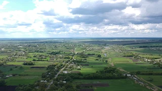 Село Голубовка с высоты, май 2020