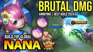 NANA BEST BUILD 2024 | TOP GLOBAL NANA GAMEPLAY | MOBILE LEGENDS✓