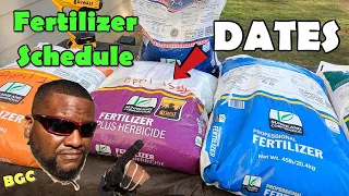 Easy Fertilizer Schedule with the DATES // My Personal Yard Mastery Fertilizer Schedule