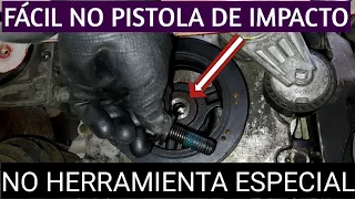 Como Aflojar el tornillo del cigüeñal (SIN PISTOLA DE IMPACTO)