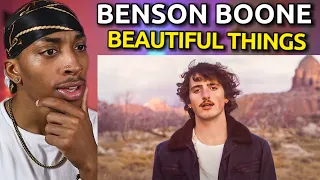 First Time Hearing Benson Boone - Beautiful Things (Official Music Video)