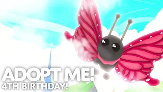 🥳 4th Birthday Update! 🎉 NEW BUTTERFLY PET! 🦋 Adopt Me! on Roblox