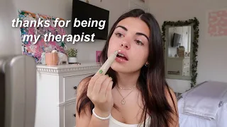 grwm while i overshare