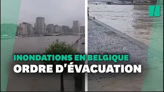 Appel à évacuer Liège après les inondations qui touchent la Belgique et l'Allemagne