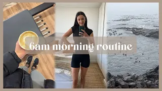 6AM MORNING ROUTINE | 10 habits to create a realistic & productive morning routine