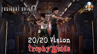 Resident Evil 0 HD Remaster - 20/20 Vision Trophy Guide (Kill 50 enemies with the Death Stare)