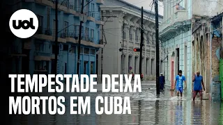 Tempestades deixam mortos e um desaparecido em Cuba