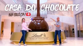 CONHECEMOS A CASA DO CHOCOLATE DA LINDT NA SUÍÇA: QUANTO CHOCOLATE CONSEGUIMOS COMPRAR COM R$150?🇨🇭