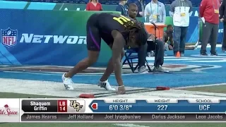 Shaquem Griffin Unbelievable 4.38 40-Yard Dash | 2018 NFL Scouting Combine