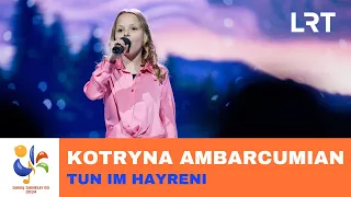 Kotryna Ambarcumian – „Tun Im Hayreni“ (Ilgiuosi gimtinės) | „Dainų dainelė 2024“