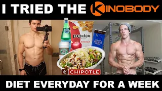 I tried the KINOBODY DIET for 7 DAYS | Intermittent Fasting (TONS of Chipotle, Chips, Chocolate!)