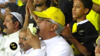 العندليب صالح القرنى نادي الشعب واحلي طرب فى مباراة الاتحاد والعين