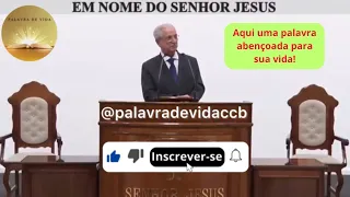 CULTO ONLINE CCB - 07/06/2024 - PALAVRA EFÉSIOS 1