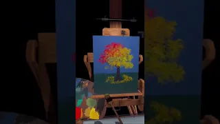 Fall colors painted in Vermillion VR
