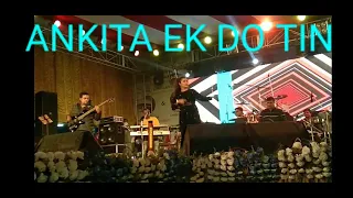 ankita bhattacharya Live EK DO TIN ROCKING PERFORMANCE AT Kalyani