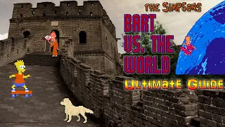 #TheSimpsons Bart Vs The World NES - ULTIMATE GUIDE - ALL levels, ALL Collectables, BEST Ending!