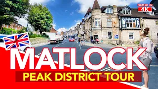 MATLOCK Derbyshire | Full walking tour of Matlock Town Centre in the Peak District, England.