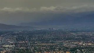 Timelapse: Tropical Storm Hilary over the Las Vegas Valley