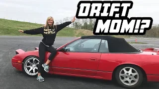 My MOM enters a DRIFT EVENT..!