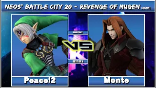 Neos' Battle City #20 (REMIX) - Peace!2 (Fierce Deity) vs. Monte (Banjo, Sephiroth) Grand Finals