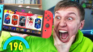 196 FUT DRAFT ON NINTENDO SWITCH!! *WORLD RECORD* - FIFA 20