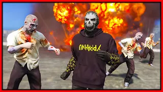 I Get Chased by Explosive Zombies in GTA 5 RP