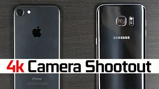 iPhone 7 vs Samsung Galaxy S7 - 4k Camera Comparison