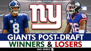 NY Giants BIGGEST Winners & Losers After 2024 NFL Draft Ft. Daniel Jones, Darius Slayton & Evan Neal