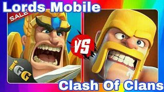 Lords Mobile Vs Clash Of Clans | Troops | Heroes | Gameplay HD | Hero Assault | Electro Dragon |