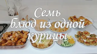 Что приготовить из одной курицы / экономное меню 7 блюд из одной курицы