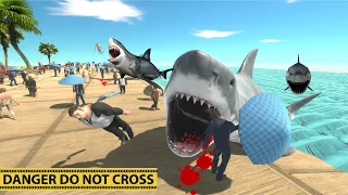 Shark Beach Attack - Animal Revolt Battle Simulator