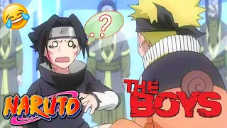 When Naruto help Sasuke😂Funny Moment in Hindi Dub😂🤣 {Sony yay}