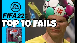 FIFA 22 FAILS | Funny moments, craziest glitches and epic goals compilation #1