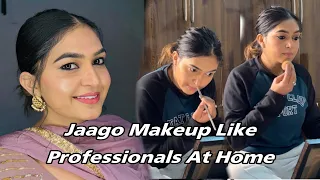 ਹੁਣ ਜਾਗੋ ਲਈ ਤਿਆਰ ਹੋਣ ਦੀ ਟੈਨਸ਼ਨ ਖਤਮ  😍||Easy Jaago Makeup Tutorial With Details ||