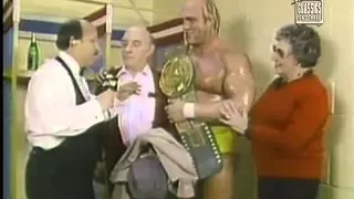 Hulk Hogan Interview after first title win 1984