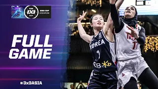 Iran 🇮🇷 vs Republic of Korea 🇰🇷 | Women Full Game | FIBA 3x3 Asia Cup 2024