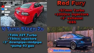 V-Tune Stage 2+ Aero vs Red Fury (part 2)