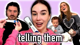 Telling My Husband & Kids that I'm Pregnant 🥹 and all my family & friends!!