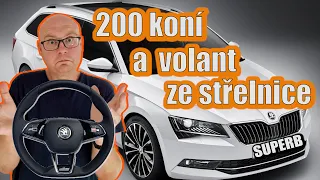 Hadrové sedačky a 147 kW - Škoda Superb 3