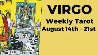 Virgo: VICTORY Favors The BRAVE - Yes YOU Virgo! 💙 August 14th-21st 2023 WEEKLY TAROT READING